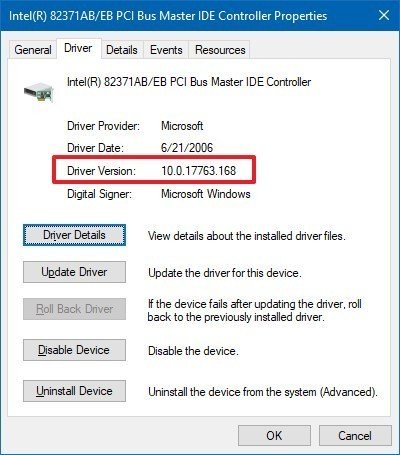 how to check chipset driver version